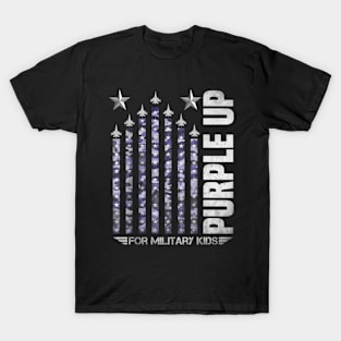 Purple Up Tribute For Military T-Shirt